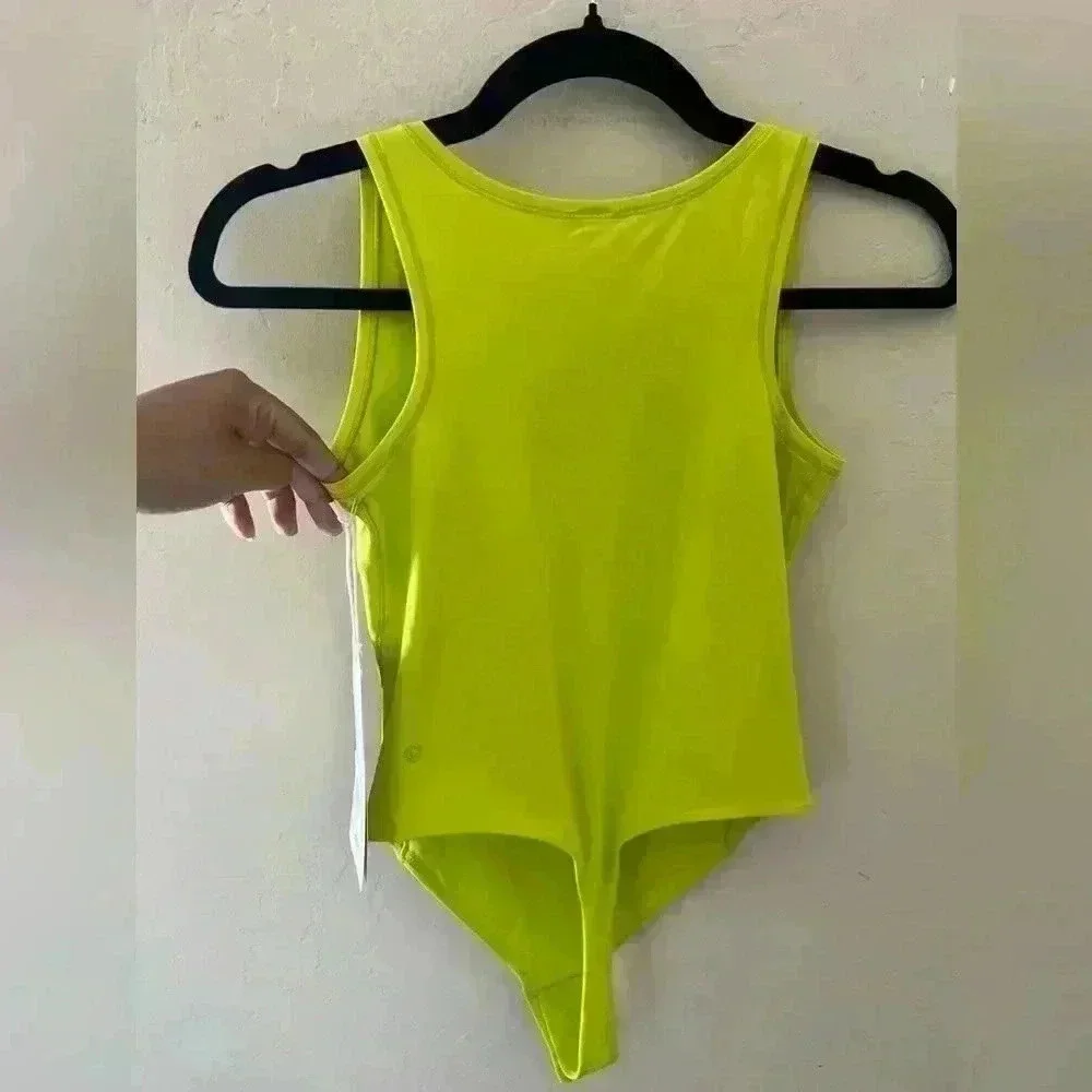 NWT LULULEMON Wundermost Ultra-Soft Nulu Square-Neck Sleeveless Bodysuit